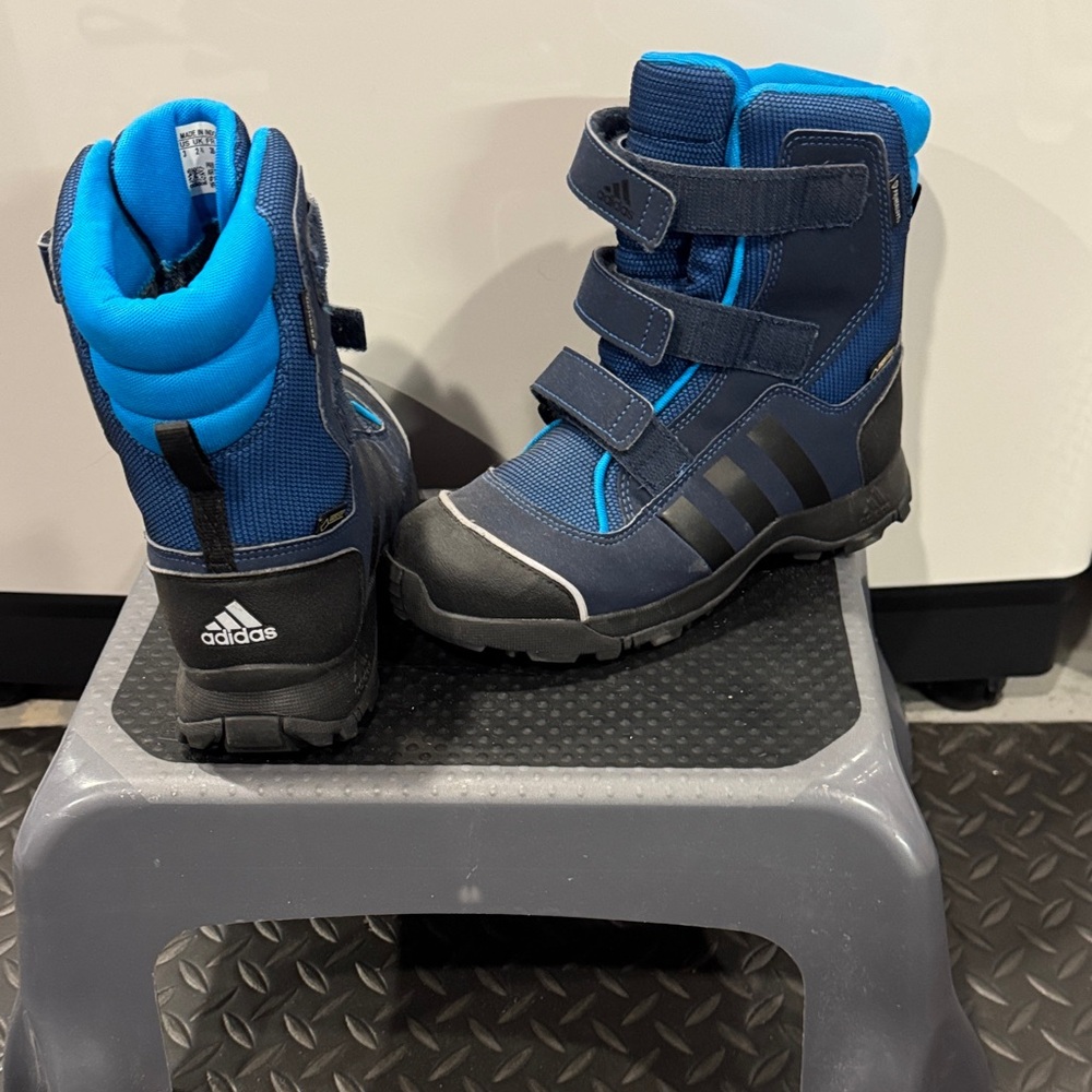 Adidas Kids Navy and Black Boots